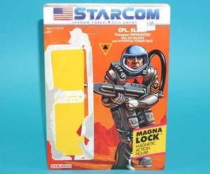 STARCOM UNCUT CARDBACK FILE CARD CPL. SLASH US 1980s COLECO - Picture 1 of 2