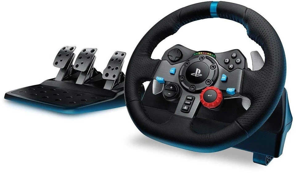 Logitech G29 Driving Force Rennlenkrad Pedale (geeignet für PS4 PS3 PC PS5) NEU - Bild 1 von 1