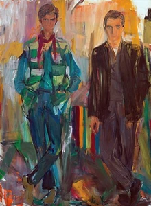 The Loft Dwellers Painting by Elaine de Kooning Reproduction - Picture 1 of 3