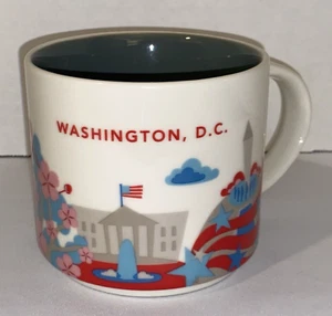 STARBUCKS Washington D.C. YOU ARE HERE Collector Series Coffee Mug 14oz 2015 NEW - Picture 1 of 7