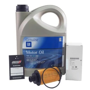 Original Opel GM service kit oil filter engine oil Dexos2 insignia Zafira 95528277 - Picture 1 of 5