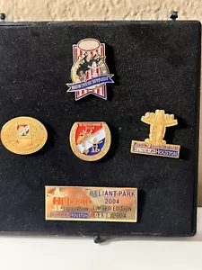 2004 Houston Livestock Show & Rodeo limitierte Auflage 4-Pins Set, nummeriert EUC - Bild 1 von 6