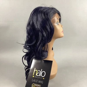 LW-Luna Wavy #BlueBlack Remi Quality Lace Wig Curl Safe - Picture 1 of 9