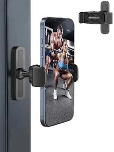 Magnetic Phone Holder for Gym, 360 Degree Adjustable Magnetic Phone Mount Attach - Photo 1 sur 7