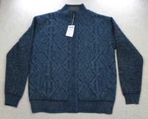 VtuAOL Strickjacke Pullover Herren XL dunkelblau Full Zip Strick - Bild 1 von 16