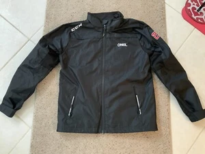CCM Warm Up Jacket Full Zip Youth Medium Black - Picture 1 of 9