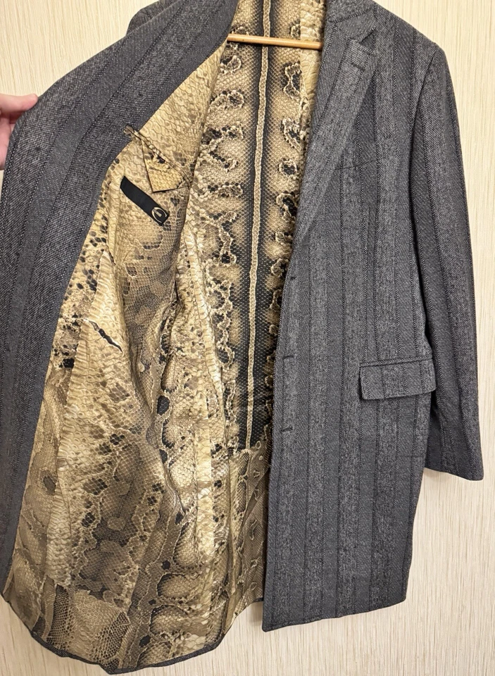 Roberto Cavalli Just cavalli Wool Coat Men’s  Overcoat Size 50 - Image 1 of 4