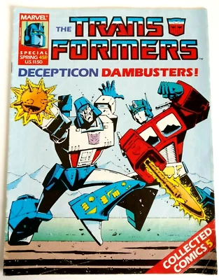 THE TRANSFORMERS Marvel UK Comic - UK Comic Spring Special 1987 Foto 1 de 4