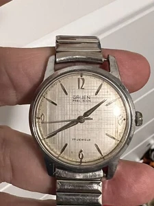 Vintage Gruen Precision 17 J Waterproof Shock Resistant Antimagnetic Swiss Watch - Bild 1 von 2