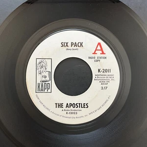 The Apostles, Six Pack / Soul Fiesta, Promo, 7" 45rpm, Vinyl NM - Picture 1 of 3