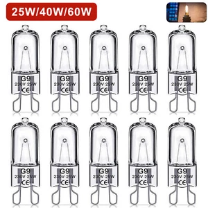 1/10XG9 Halogen Bulb 25W 40W 60W Capsule Replace Light Bulbs dimmable glassLamp - Picture 1 of 15