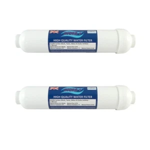 Hydro+ H15PA Kohleblockfilter mit Kalkhemmer und 1/4" Push Fit - 2er Pack - Bild 1 von 3