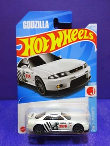 2024 HOT WHEELS NISSAN SKYLINE GT-R (BCNR33) GODZILLA HW J-IMPORTS 5/10 LONG CD - Picture 1 of 7