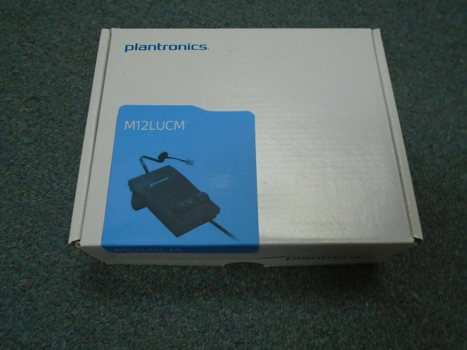 NEW IN BOX Plantronics M12 M12LUCM 61642-43 Wired Headset Modular Amplifier  - Image 1 of 2
