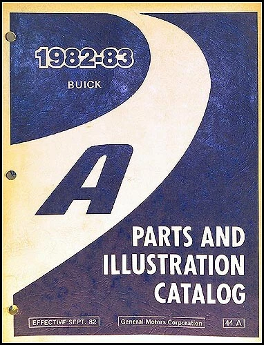 Libro Illustrato Dei Pezzi Master Buick Century 1982-1983 - Immagine 1 di 1