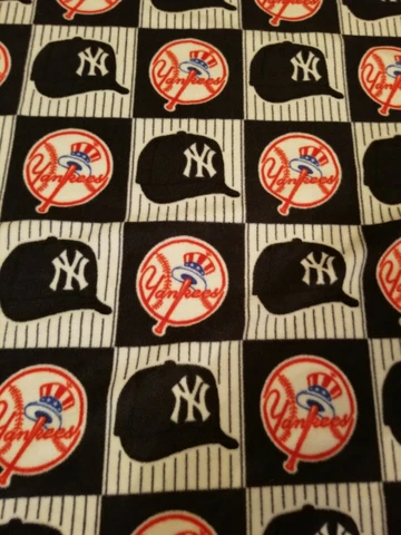 New York Yankees Baseball, Fleece Throw 54x45" Cover