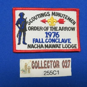 Boy Scout Nacha-Mawat Lodge 373 1976 Fall Conclave Order Of Arrow Patch 255C1 - Picture 1 of 2