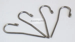 4 piezas clip de labios dental accesorio de gancho de acero inoxidable buscador de conductos radiculares localizador de ápice endo - Imagen 1 de 4