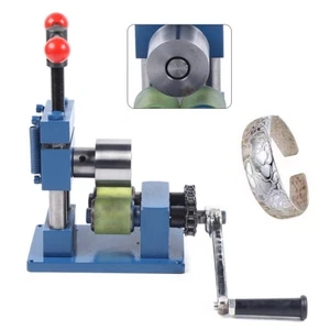 Hand Crank Ring Bracelet Press Bending Machine Making Tool Jewelry Ring Bender - Picture 1 of 17