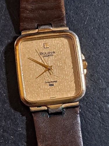 Orologio vintage al quarzo BULOVA LONGCHAMP come da foto! FAI UN'OFFERTA!