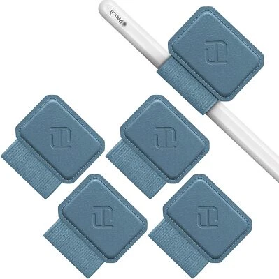 [4 Pack] Pen Loop Holder for Apple Pencil 1st 2nd Gen Elastic Adhesive Pen Pouch - Image 1 of 4