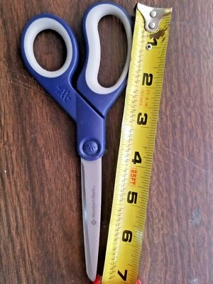 SCISSORS WESTCOTT TITANIUM BONDED NON STICK, 7" STRAIGHT, BLADES 3X HARDER  - Image 1 of 4