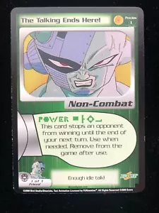 Dragonball Z TCG 2000 Il Parlante Finisce Qui Anteprima 1 Carta - Foto 1 di 2