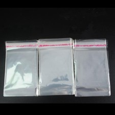 1000 Reclosable Clear Cellophane Cello Bags Display Self Top Seal Gift Pouches