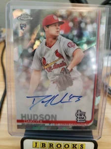 Dakota Hudson 2019 Topps cromo edición zafiro #CSA-DH novato automático - Imagen 1 de 2