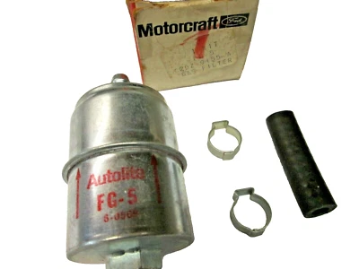 NOS 62 63 Ford Econoline E100  6 cylinder 144, 170  Autolite FG-5 Fuel Filter Foto 1 de 4