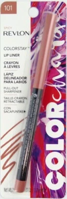 Revlon Colorstay Lip Liner with Pull Out Sharpened. #101 SPICY. Carded. - Image 1 of 2