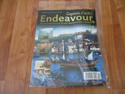 1/48 Eaglemoss Costruzione Capitano COOK Endeavour Modello Nave Problema 17 Inc - Immagine 1 di 2
