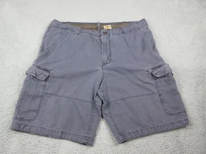 Timberland Shorts Mens Adult 38 Blue Cargo Pockets Outdoors Logo 38X20 - Picture 1 of 11
