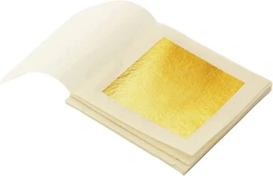 Edible Gold Leaf Sheets 100 Pc 24 Karat 1.7" X 1.7" Genuine for Cooking, Cakes - Picture 1 of 1
