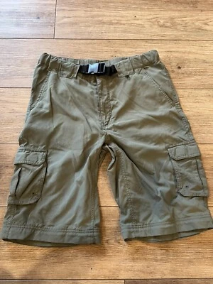 Boy Scouts Of America Shorts Green Uniform Cargo Belt Switchback Classic Small - Image 1 of 4