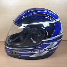 Duchinni D701 S (Small) Helmet Full Face Visor - Blue/White/Black 