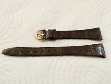 Pierre Cardin 15 mm NOS crocodile leather strap