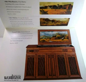 Wurlitzer Cabaret Gallery Jukebox Flyer Promo Fonógrafos Originales 11" x 8.5" - Imagen 1 de 6