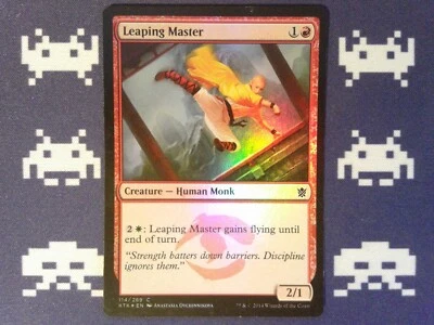 Foil Leaping Master	 Khans of Tarkir - Magic the Gathering Red - Image 1 of 2