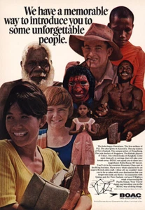 1966 BOAC: Some Unforgettable People Vintage Print Ad - Picture 1 of 1