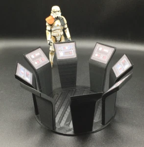 CUSTOM DEATH STAR COMPUTER for 3.75" GI JOE STAR WARS FIGURE DIORAMA (C05) - Picture 1 of 3