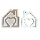 House Mold Handmade Scented Molds Heart House Silicone