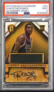 2013 Panini Gold Standard Autograph Jersey Giannis Antetokounmpo RC Auto PSA 9 - Picture 1 of 2