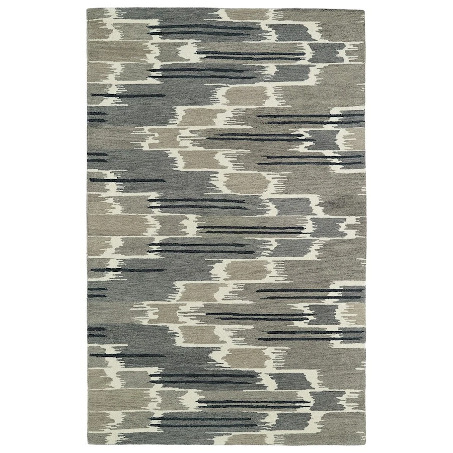 Kaleen Rugs GLB02 Global Inspiration Area Rug, Grey, 2'x3' - GLB02-75-23 - Image 1 of 1