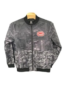 Ecko Unlimited Rhino New York Skyline Top Camo Bottom Jacket Men's Size XL - Picture 1 of 14