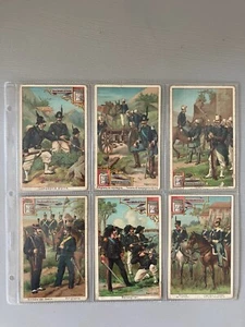 ITALIAN ARMY 2nd S 215 Complete Series LIEBIG ITA Figures - Picture 1 of 6