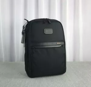 TUMI Alpha Backpack Slim Black Business Sports Nylon 2603581D3 - Picture 1 of 9