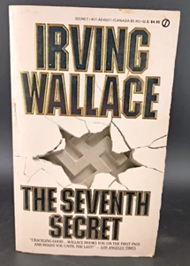 Irving Wallace The Seventh Secret 1986 Paperback WWII Novel 4p - Imagen 1 de 7
