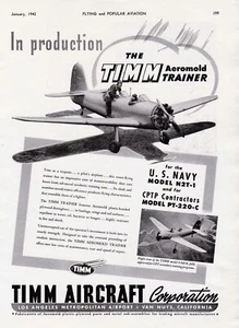 1942 Timm N2T-1 aereo annuncio 7/25/2024e - Foto 1 di 1