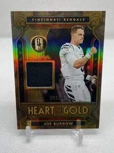 2023 Panini Gold Standard #18 Joe Burrow Heart of Gold 50/199 Bengals Patch 🐺🔥 - Bild 1 von 8